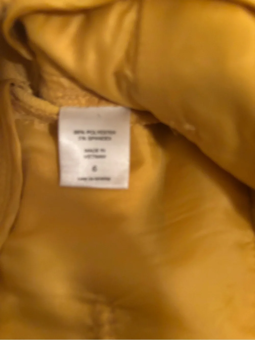 Yellow Tie-Waist Tapered Pants